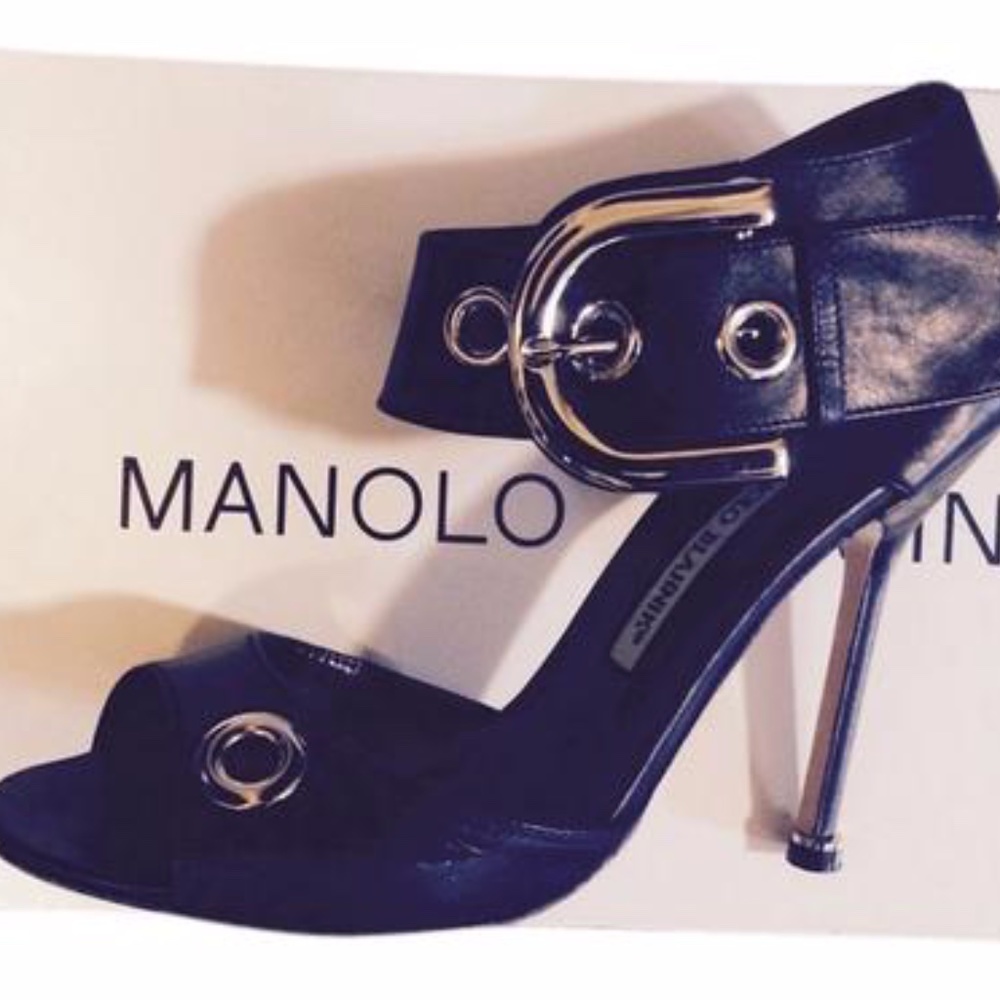 Manolo Blahnik buckled sandals